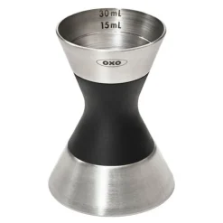 Steel dobbelt målebeger svart