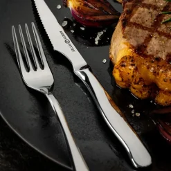 Steel essentials bestikksett 12 deler stål