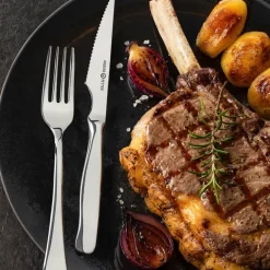 Steel essentials bestikksett 12 deler stål