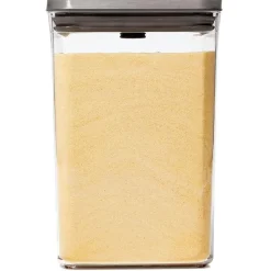 Steel POP container stor kvadratisk 4,2L