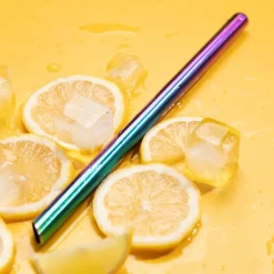 Steelpipe smoothiesugerør rainbow