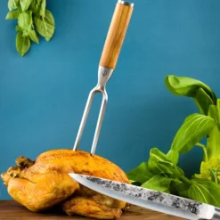 Stekegaffel 35 cm olive