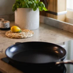 Stekepanne 30 cm mørk grå