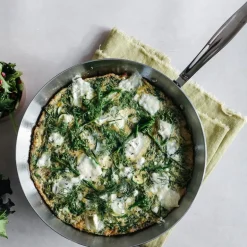 Stekepanne 30 cm rustfritt stål