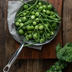 Stekepanne 28 cm rustfritt stål