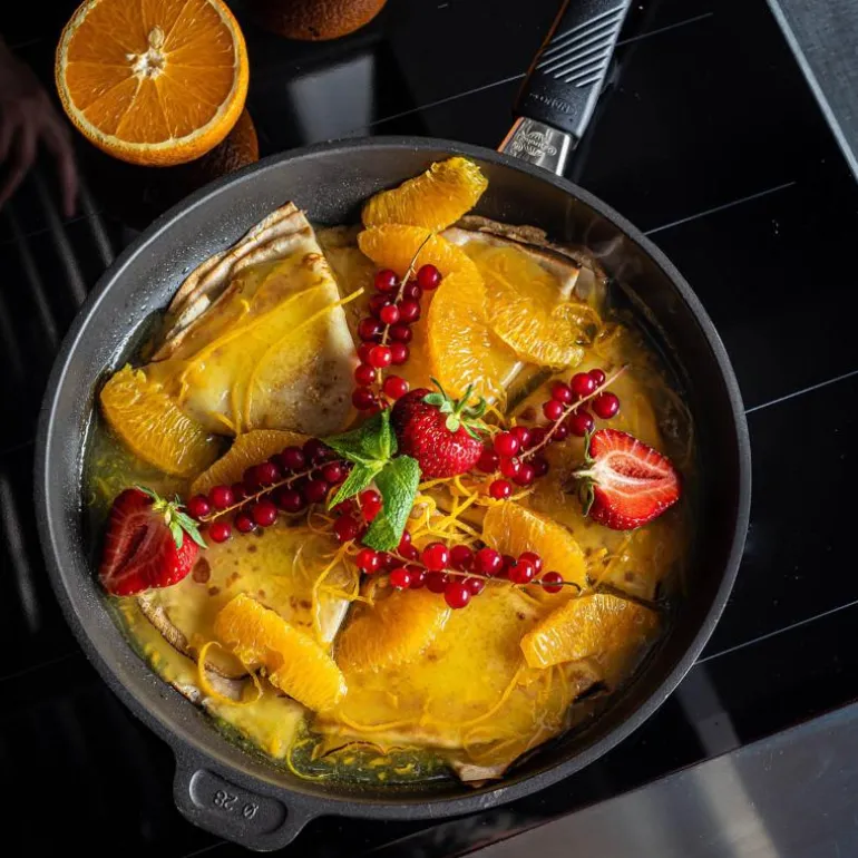 Stekepanne 20 cm svart