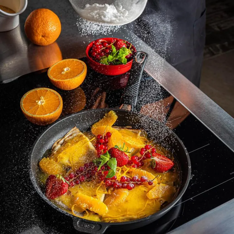 Stekepanne 32 cm svart/svart