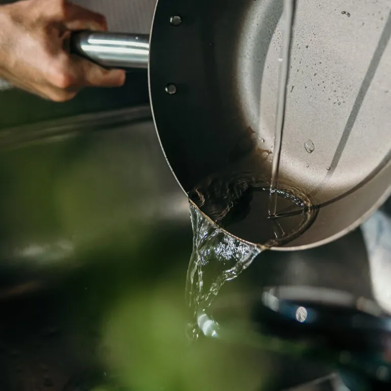 Stekepanne i kullstål 28 cm