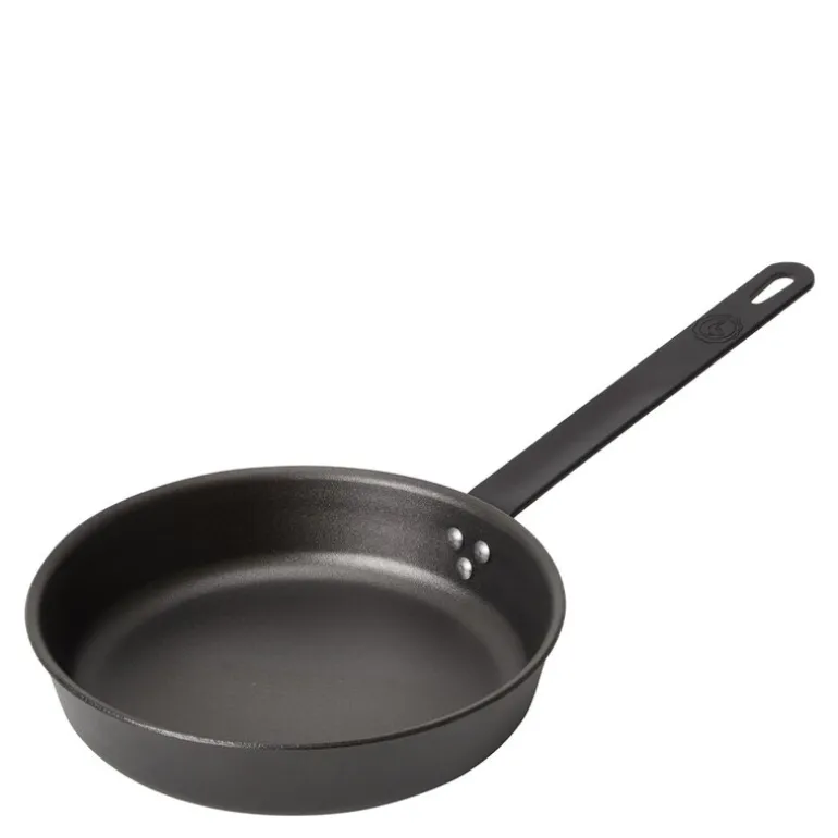 Stekepanne i kullstål 24 cm svart