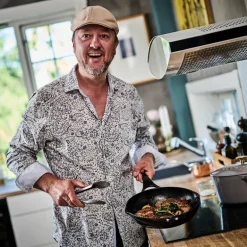 Stekepanne støpejern 26 cm svart