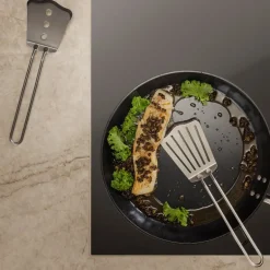 Stekespade med silikon lang stål