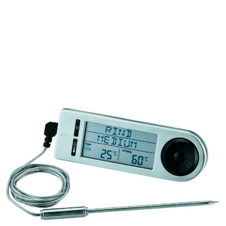 Steketermometer digitalt 14,5 cm stål