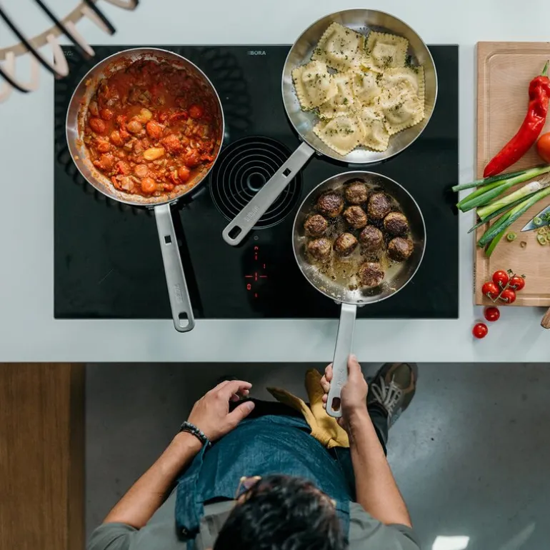 Stekpanne i stål 28 cm