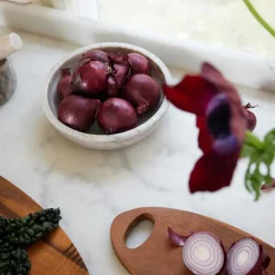 Sten skål 20 cm beige