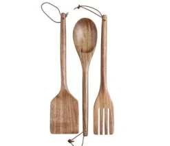 Stenfors kjøkkenredskaper 3 deler tre akasie