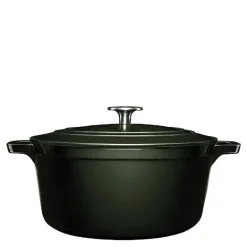 Stenfors støpejernsgryte rund 4,4L grønn