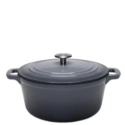 Stenfors støpejernsgryte rund 4,4L grå