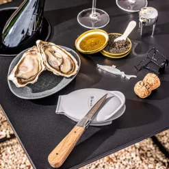 Østerskniv 5 deler lyx oak