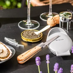 Østerskniv 5 deler lyx oak