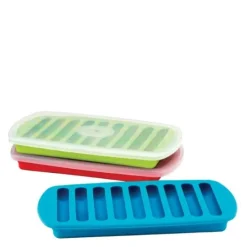 Stick isbitform i silikon med lokk 1 stk