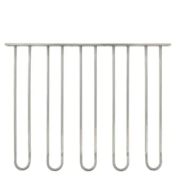 Stilio glass rack 40x30 cm antikk sølvfinish