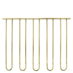 Stilio glass rack 40x30 cm antikk gullfinish