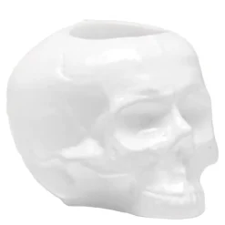 Still Life skull lyslykt 8,5 cm offwhite
