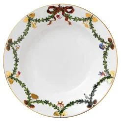 Stjerne Riflet Jul dyp tallerken 24,5 cm