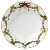Stjerne Riflet Jul dyp tallerken 17 cm