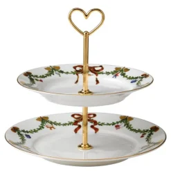 Stjerne Riflet Jul etasjefat 2 lag