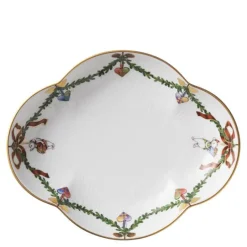 Stjerne Riflet Jul fat 17,5 cm