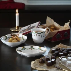 Stjerne Riflet Jul fat 17,5 cm