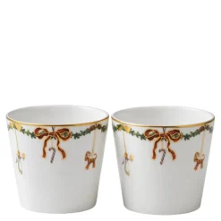 Stjerne Riflet Jul serveringskopp 30 cl 2 stk