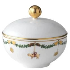 Stjerne Riflet Jul sukkerskål 15 cl