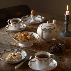 Stjerne Riflet Jul tallerken 21 cm