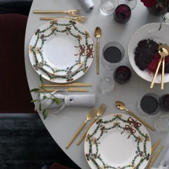 Stjerne Riflet Jul tallerken 21 cm