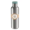Stålflaske 750 ml blågrønn