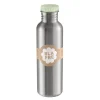 Stålflaske 750 ml lys grønn