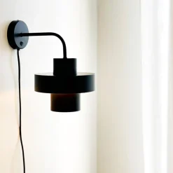 Stoke vegglampe 29 cm svart