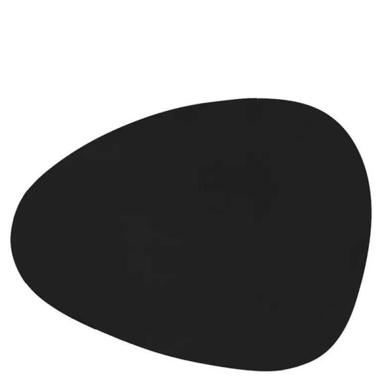 Stone dekkebrikke 43x32 cm organisk dempet svart