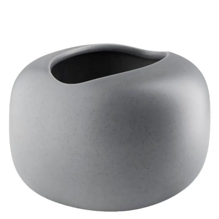 Stone urtepotte Ø 16 cm grå