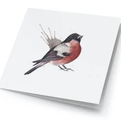 Store kunstkort dompap