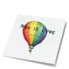 Store kunstkort luftballong