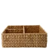 Store kurv 30x30x10 cm natur