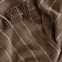 Storebjørn ullpledd 130x200 cm brun