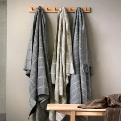 Storebjørn ullpledd 130x200 cm grå