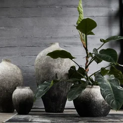 Story krukke 30 cm beige