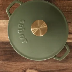 Støpejernsgryte 2 L oliven