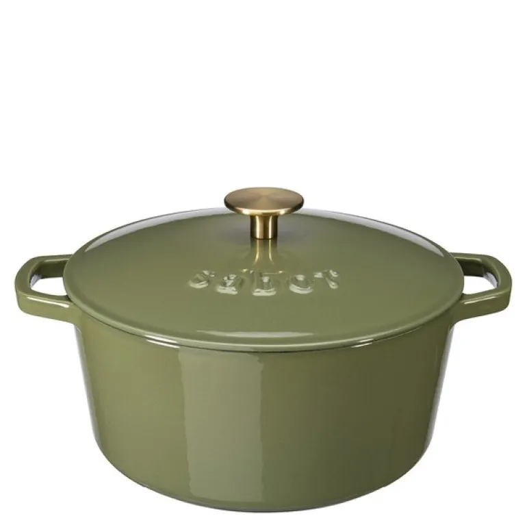 Støpejernsgryte 4,4L forever olive