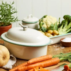 Støpejernsgryte 4L krem